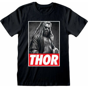 Avengers Tričko Thor Photo Čierna XL