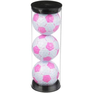 Nitro Soccer Ball White/Pink 3 Ball Tube