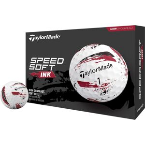 TaylorMade Speed Soft Golf Balls Ink Red