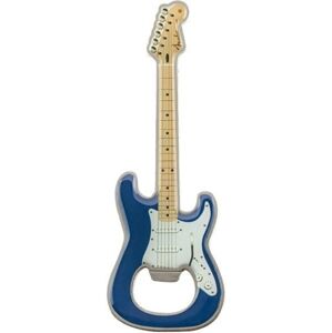 Fender Stratocaster Blue Bottle Opener Magnet