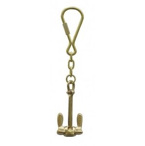 Sea-club Keyring Anchor brass
