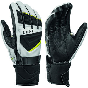 Leki Griffin S Mens Ski Gloves White/Black/Lime 10