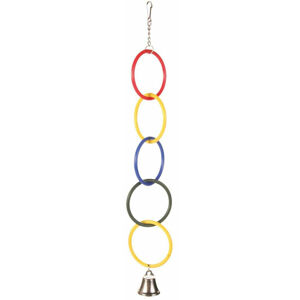 Trixie Toy Rings With Chain And Bell Hračka pre vtáky 25 cm