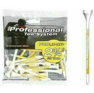 Pride Tee Professional Tee System (PTS) 2 3/4 Inch Yellow 20 pcs