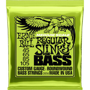 Ernie Ball 2856 Regular Slinky Nickel Wound Medium Scale Bass Strings 45-105