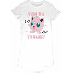 Pokémon Tričko Sing Meo Sleep Ladies Biela L
