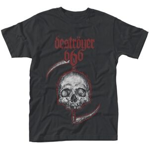 Destroyer 666 Tričko Skull 2XL Čierna