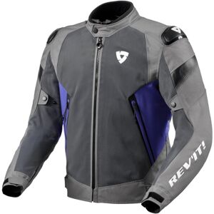 Rev'it! Jacket Control Air H2O Grey/Blue XL Textilná bunda