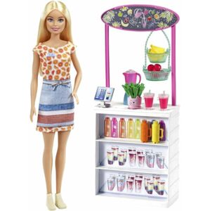 Mattel Barbie Smoothie stánok s bábikou