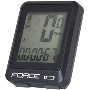 Force Bike Computer 10 Functions Wired Black