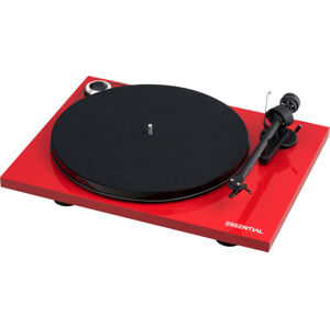 Pro-Ject Essential III Phono + OM 10 High Gloss Red