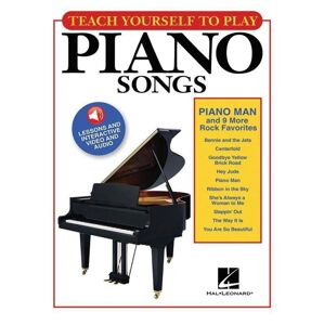 Hal Leonard Piano Man And 9 More Rock Favorites Piano, Lyrics & Chords Noty
