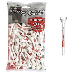 Pride Tee Professional Tee System (PTS) 2 1/8 Inch Red 120 pcs