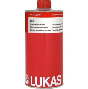 Lukas Oil Medium Metal Bottle Odourless Thinner for Oil Colors 1 L