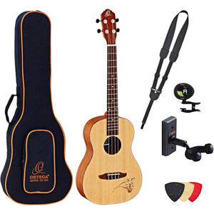 Ortega RU5-BA Deluxe SET Barytónové ukulele Natural
