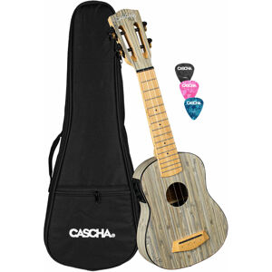 Cascha HH 2315E Bamboo Sopránové ukulele Grafit