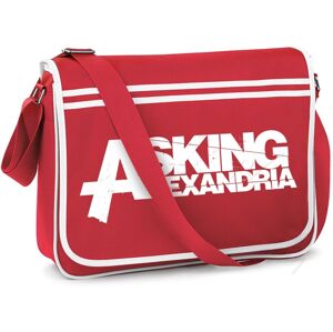 Asking Alexandria Logo  Taška na rameno Biela-Červená
