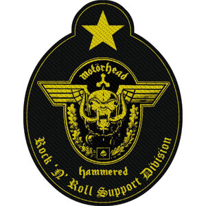 Motörhead Support Division Nášivka Čierna-Žltá