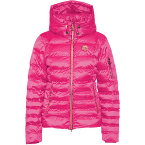 Sportalm Kyla RR Womens Jacket with Hood and Fur Neon Pink 34