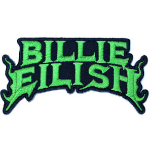 Billie Eilish Flame Nášivka Zelená