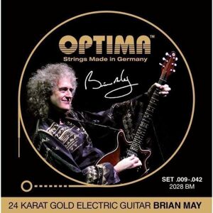 Optima 2028-BM 24K Gold Electrics Brian May Signature