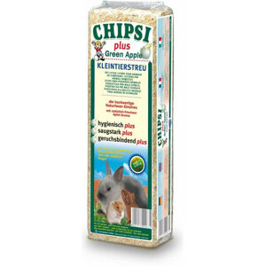 Cat's Best Chipsi Green Apple Podstielka pre hlodavce 15 L