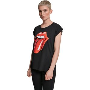 The Rolling Stones Tričko Ladies Tongue Čierna M