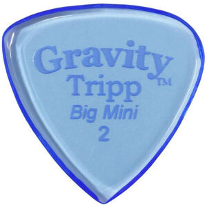 Gravity Picks GTRB2P Tripp Big Mini 2.0mm Polished Blue