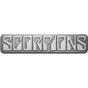 Scorpions Logo Odznak Šedá Hudobné odznaky
