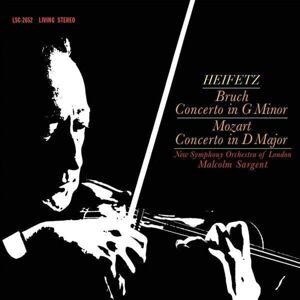 Heifetz-Sargent - Bruch: Concerto in G Minor/Mozart: Concerto in D Major (LP) (200g)