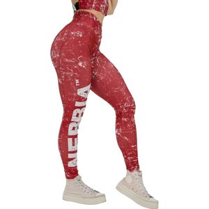 Nebbia Workout Leggings Rough Girl Red S Fitness nohavice