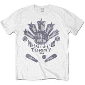 The Who Tričko Pinball Wizard Flippers White L