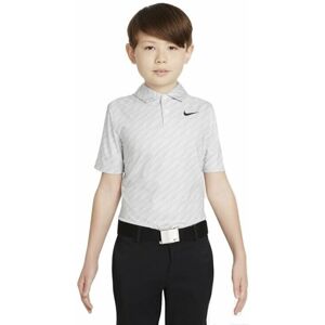 Nike Dri-Fit Victory Short Sleeve Printed Junior Polo Shirt White/Black XL