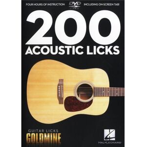 Hal Leonard 200 Acoustic Licks - Guitar Licks Goldmine Noty