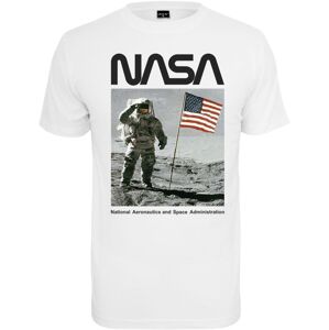 NASA Tričko Moon Biela L