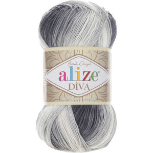 Alize Diva Batik 1900 White-Grey